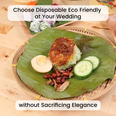 Choose Disposable Eco Friendly at Your Wedding without Sacrificing Elegance